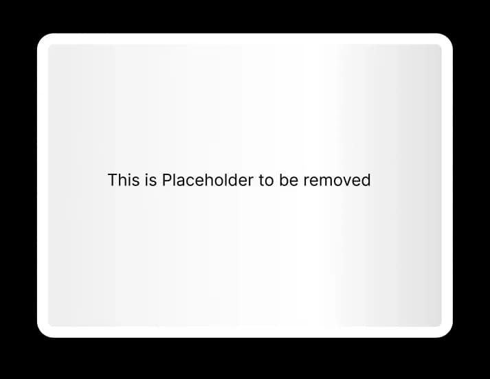 Placeholder to be replaced Later